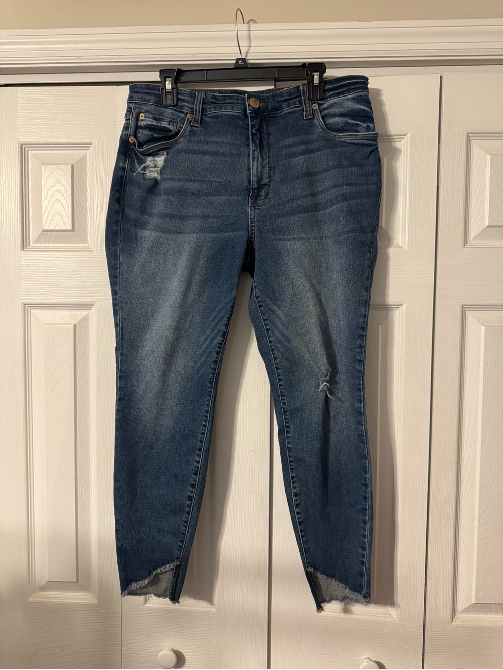 STS Blue Dark Wash Ankle Skinny Jeans